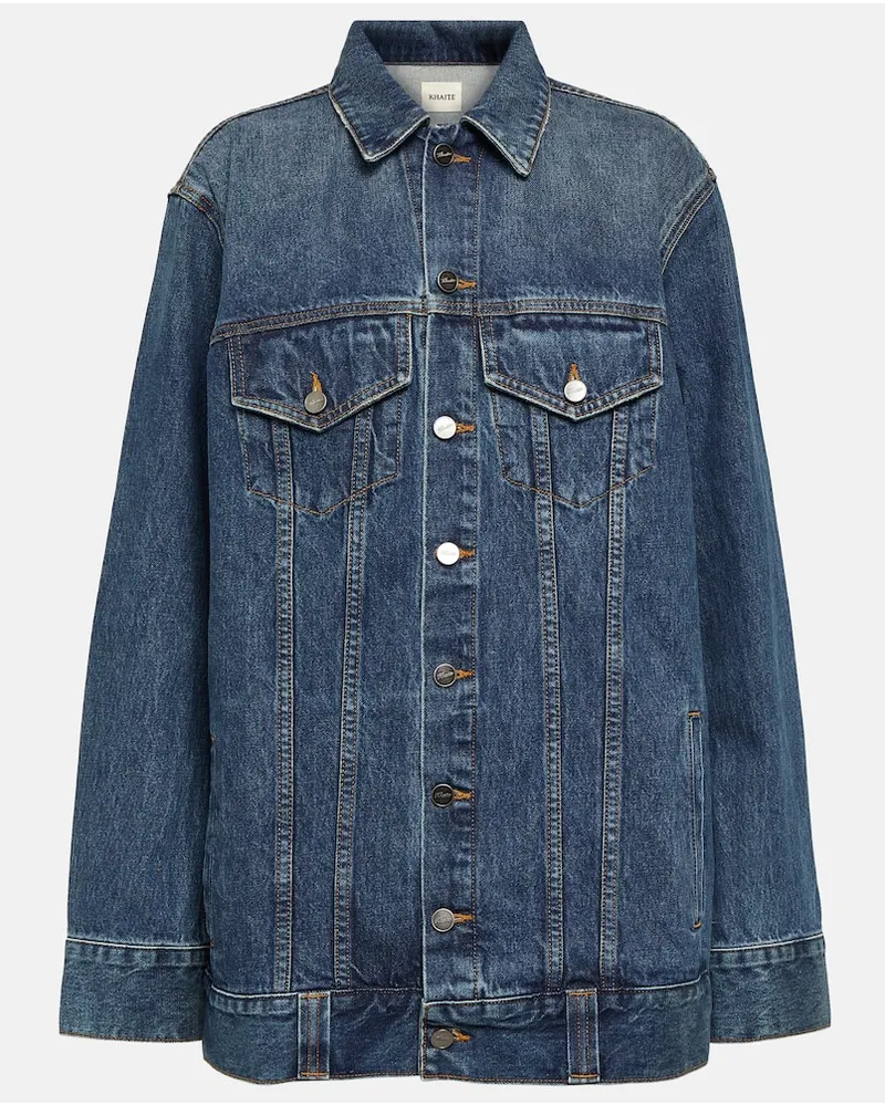 KHAITE Jeansjacke Ross Blau