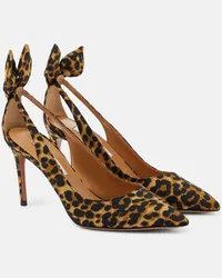 Aquazzura Bedruckte Pumps Bow Tie 85 Multicolor