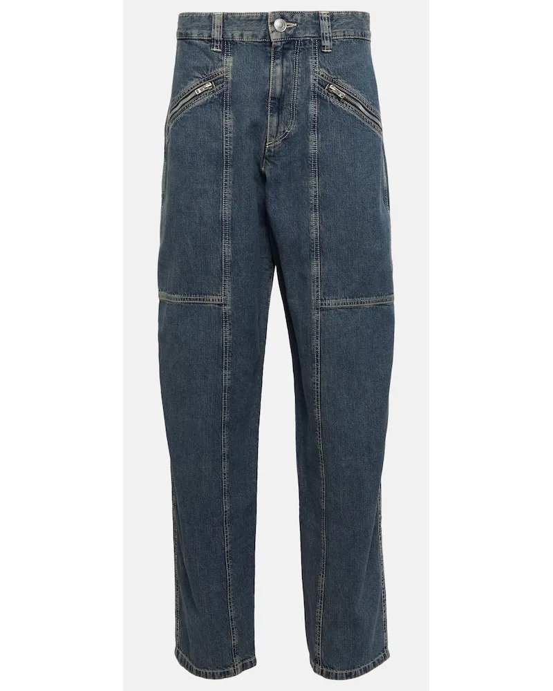 Isabel Marant Wide-Leg Jeans Fanny Blau