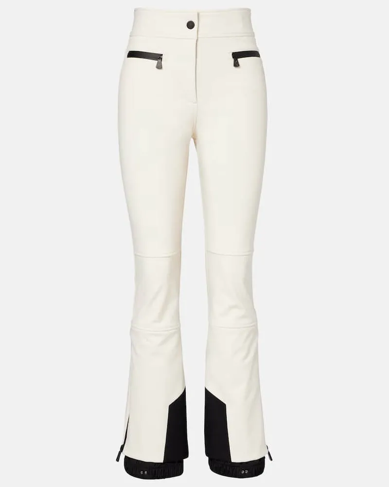 Moncler Schmale Skihose Weiß