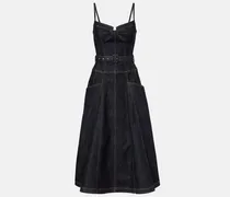 Bustier-Kleid aus Denim