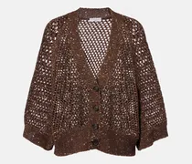 Cardigan mit Pailletten