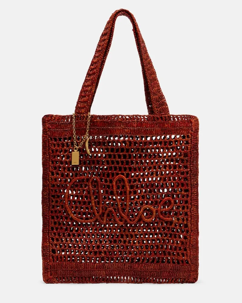 Chloé Chloé X Made For A Woman Tote Bag Summer Banana Braun