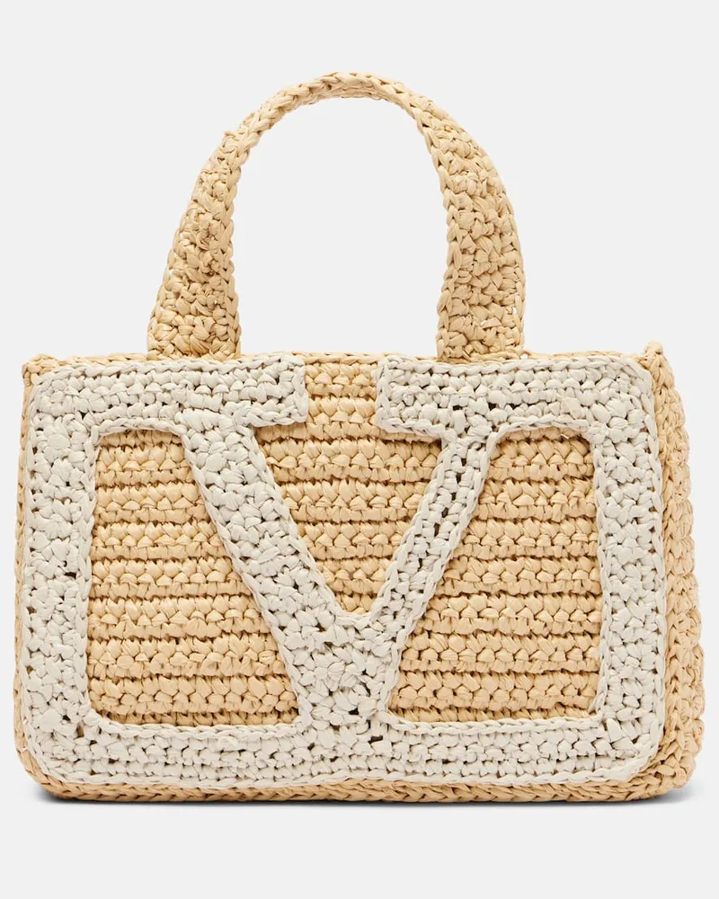 Valentino Garavani Tote Bag Viva Superstar Small Beige