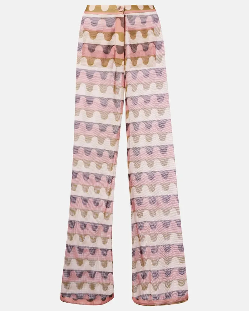 Adriana Degreas Bedruckte Hose Giardino Multicolor