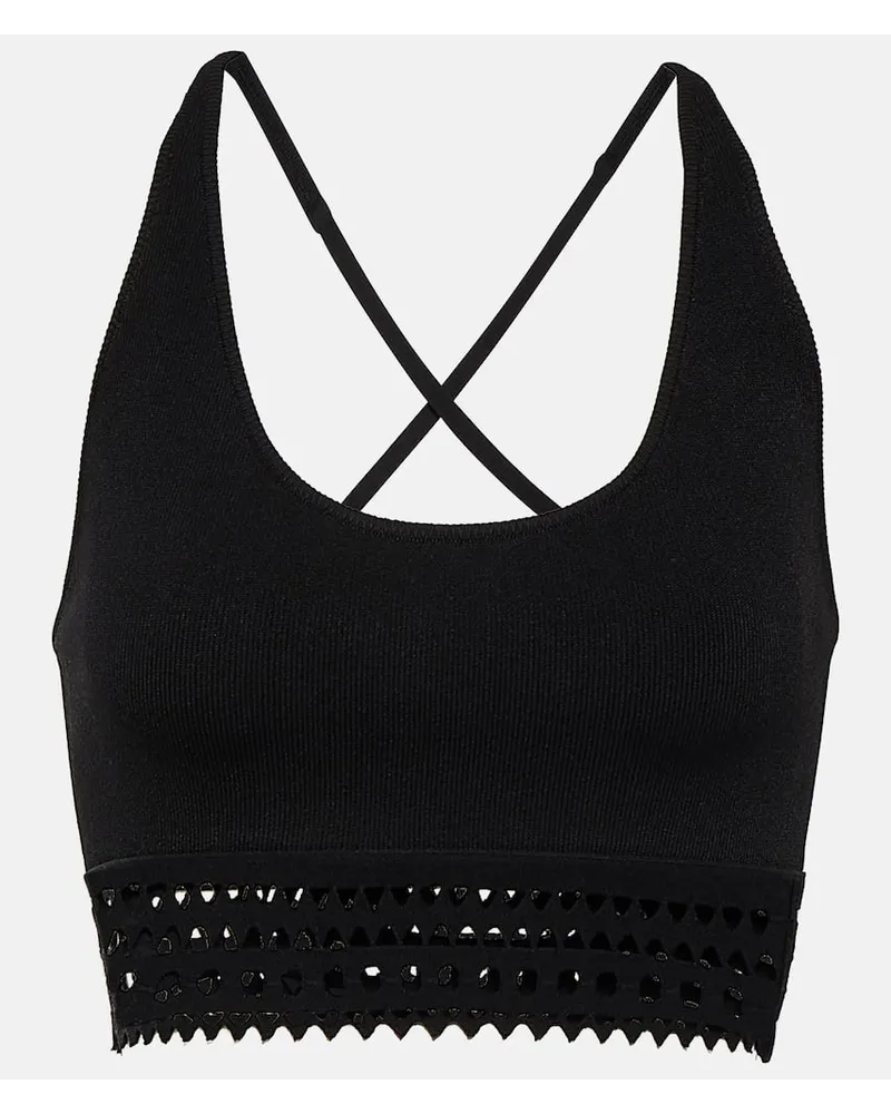 Alaïa Alaïa Bralette Vienne Schwarz