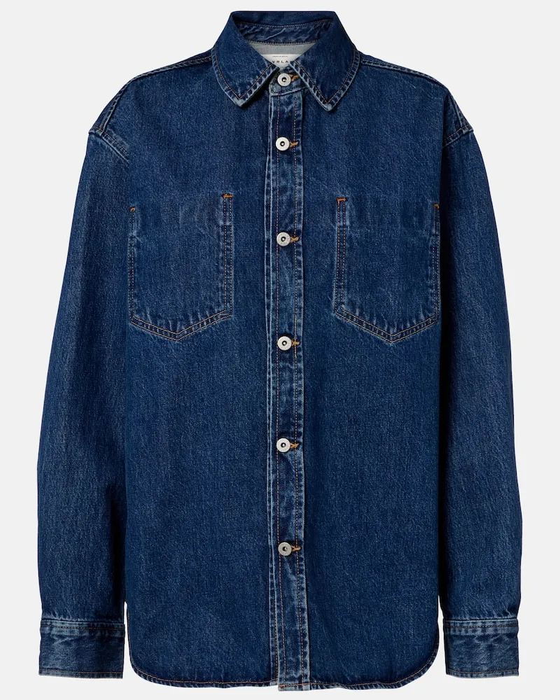 SLVRLAKE Hemd Avery aus Denim Blau