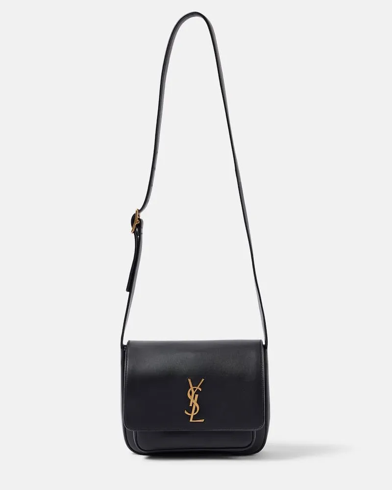 Saint Laurent Schultertasche Niki aus Leder Schwarz