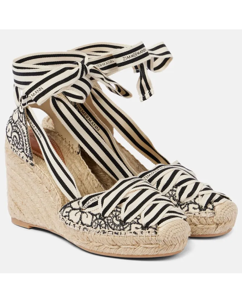 Zimmermann Wedge-Espadrilles Sol 95 Multicolor