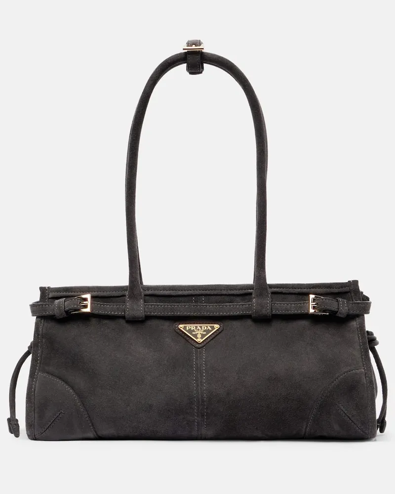 Prada Schultertasche Prada Bonnie Medium Grau