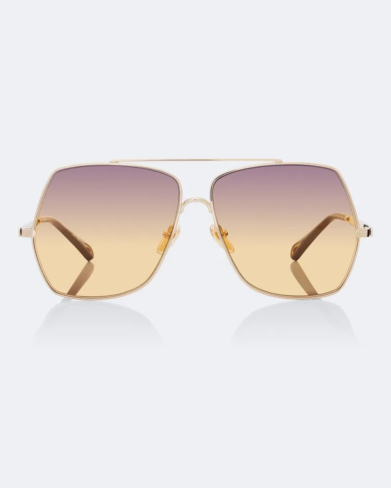 Chloé Chloé Navigator-Sonnenbrille Aly Gold