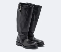 Biker Boots aus Leder