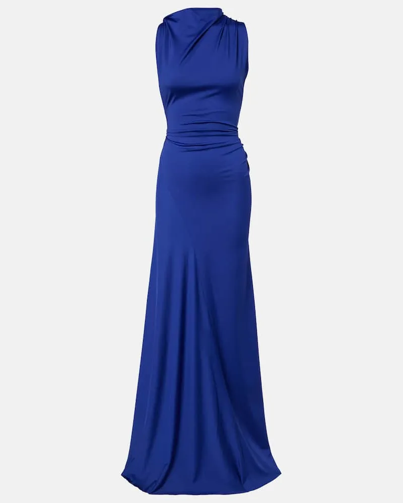 Victoria Beckham Robe Blau