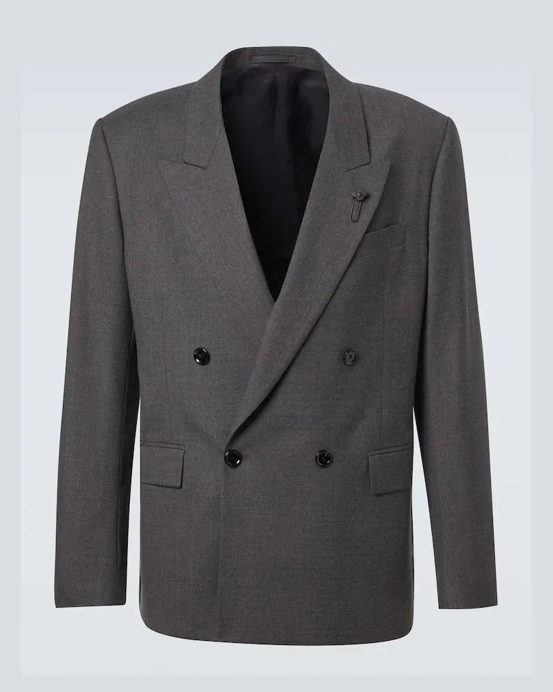 LARDINI Blazer aus Wolle Grau