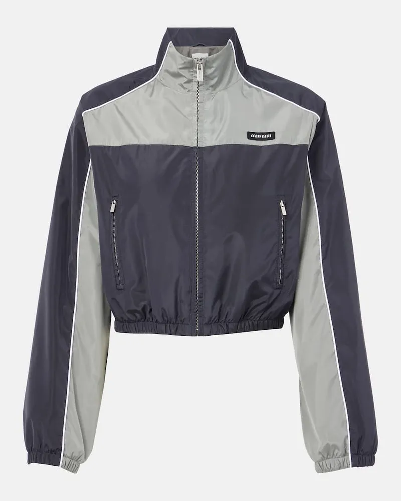 Miu Miu Trainingsjacke Blau
