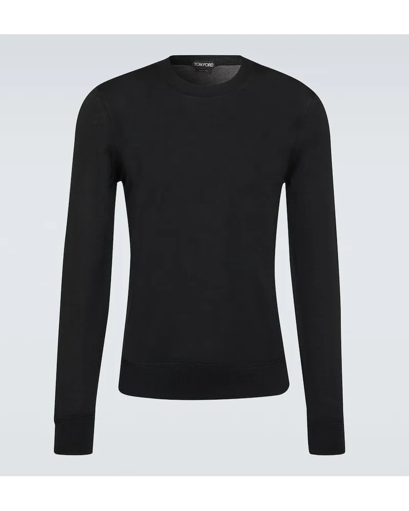 Tom Ford Pullover aus Wolle Schwarz