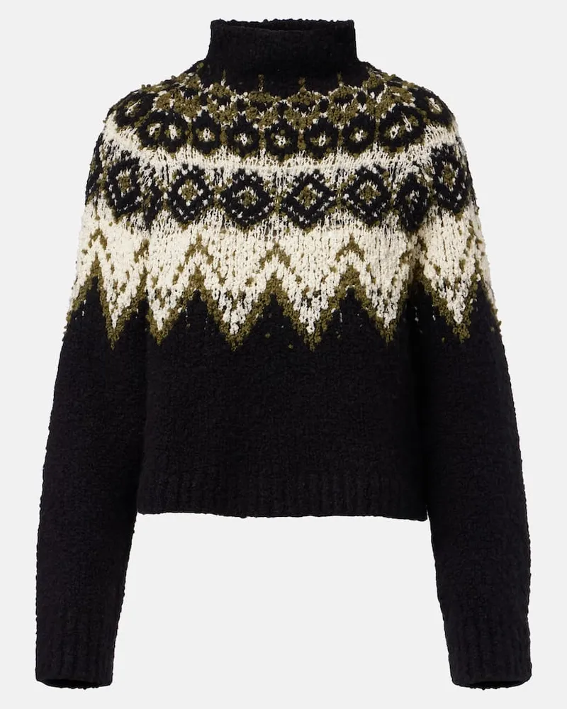 Proenza Schouler Rollkragenpullover Lizzy aus Baumwolle Schwarz