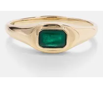 Ring Green With Envy aus 14kt Gelbgold mit Smaragden