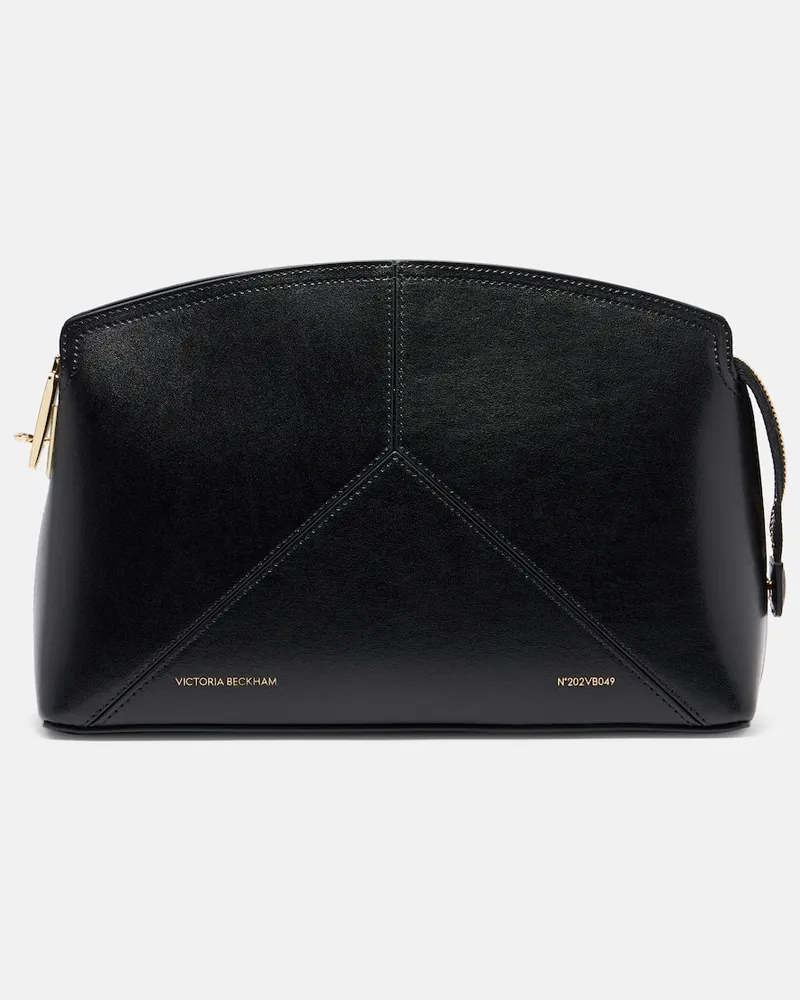 Victoria Beckham Clutch Victoria aus Leder Schwarz