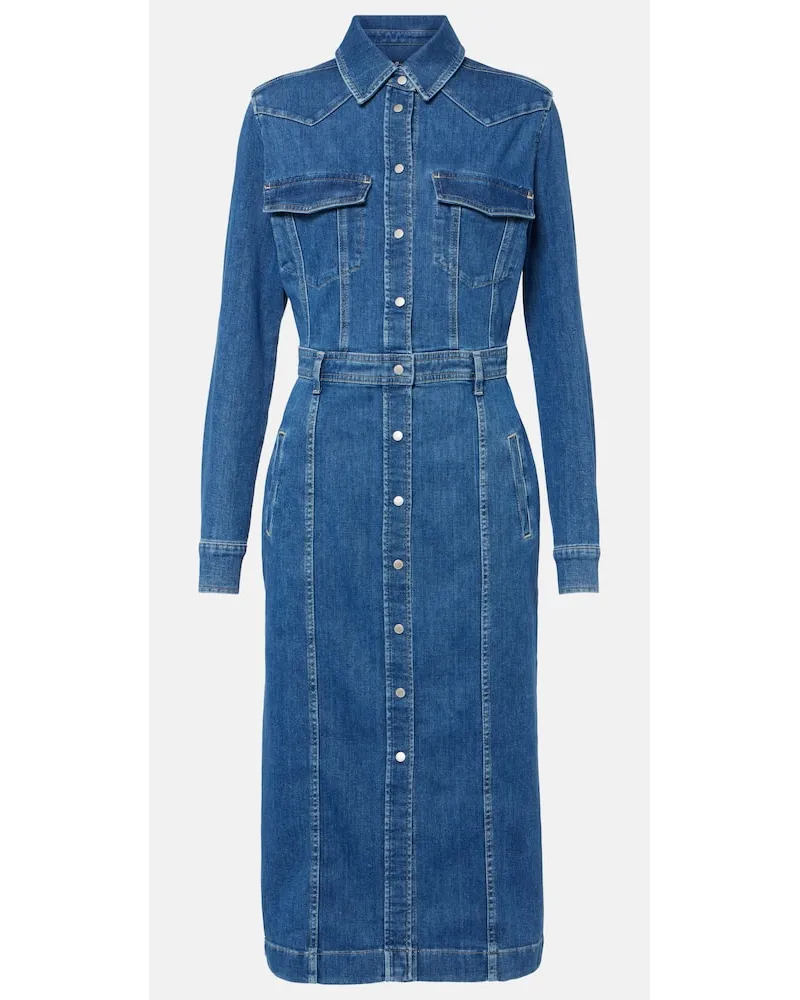 7 for all mankind Jeanskleid Blau