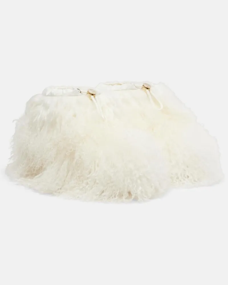 Bogner Schneestiefel Meribel aus Shearling Weiß