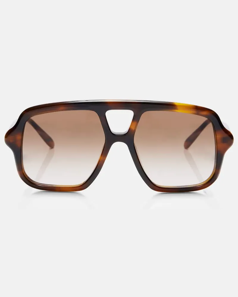 Loewe Aviator-Sonnenbrille Slim Braun
