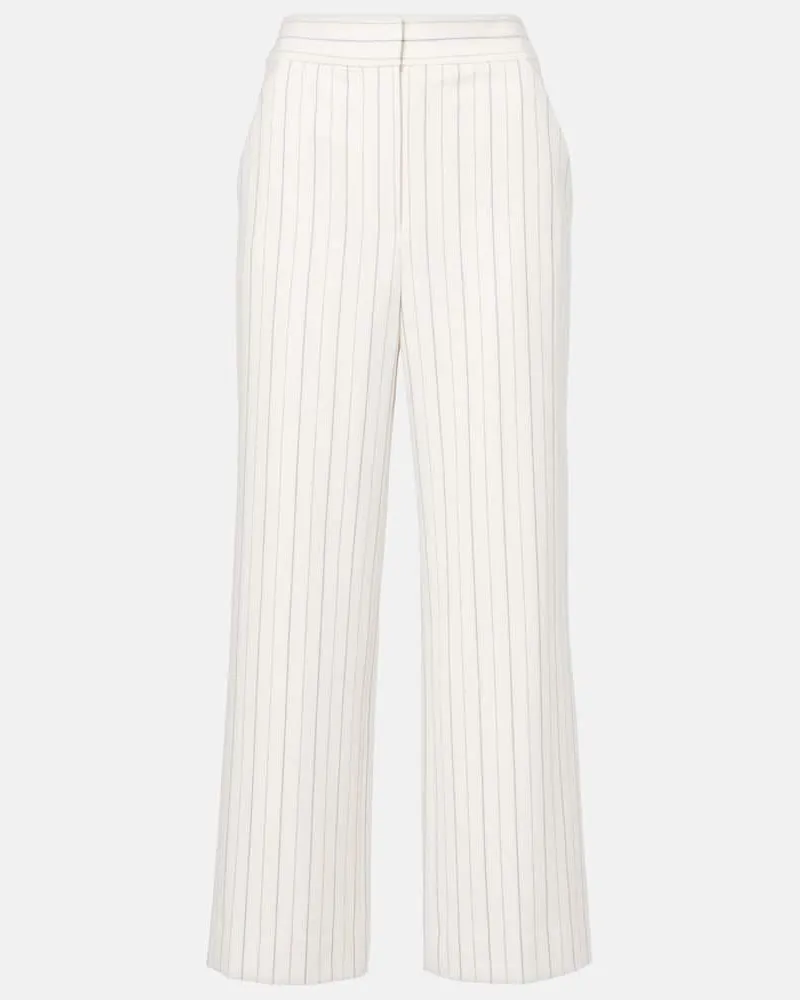 Veronica Beard Weite Hose Brixton Beige
