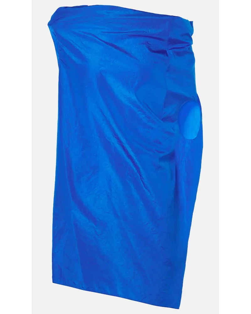 The Row Top Aria aus Seidentaft Blau