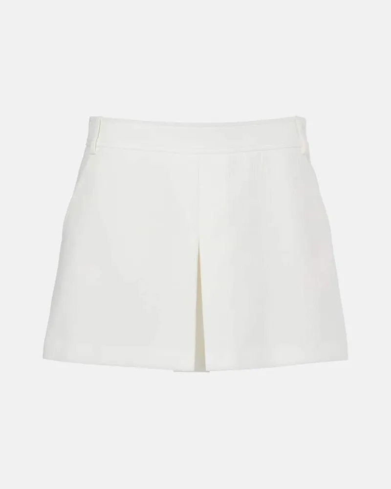 Tom Ford Skort aus Baumwolle und Seide Weiß