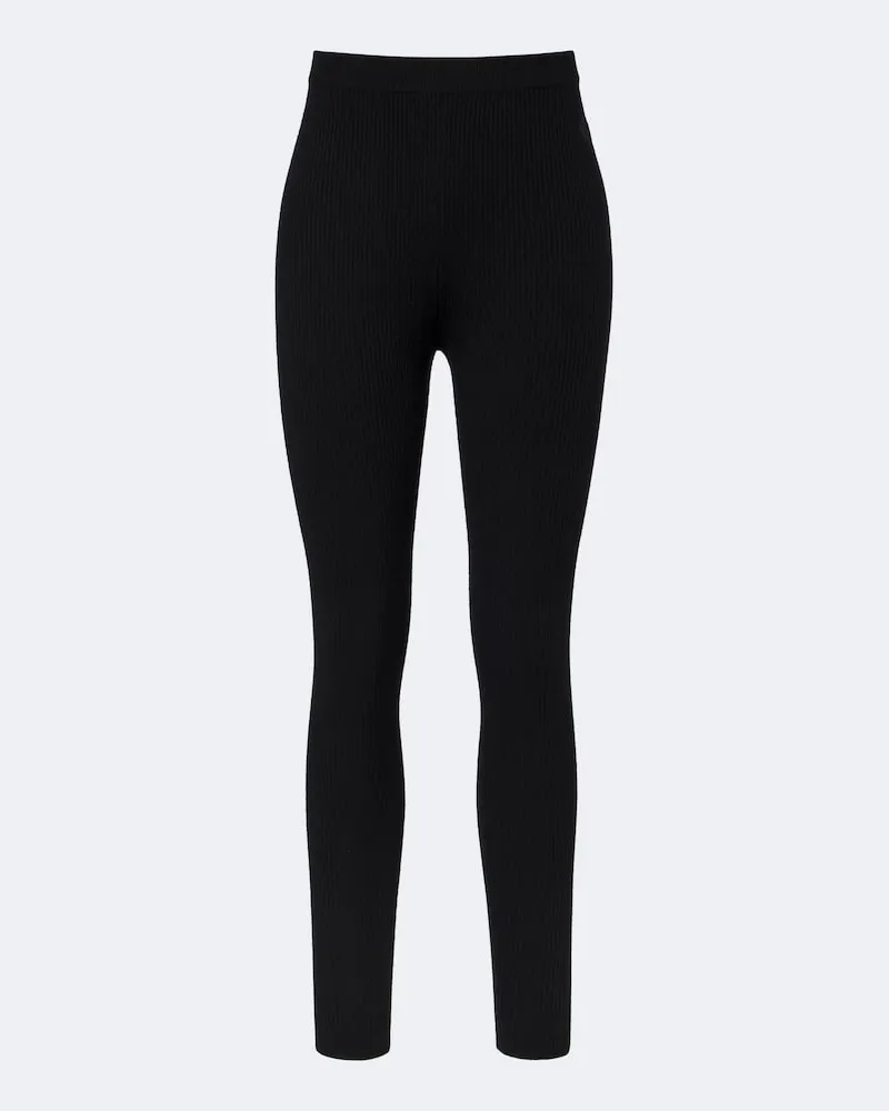 Yves Salomon Ski-Leggings aus einem Wollgemisch Schwarz