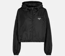 Cropped-Jacke aus Re-Nylon