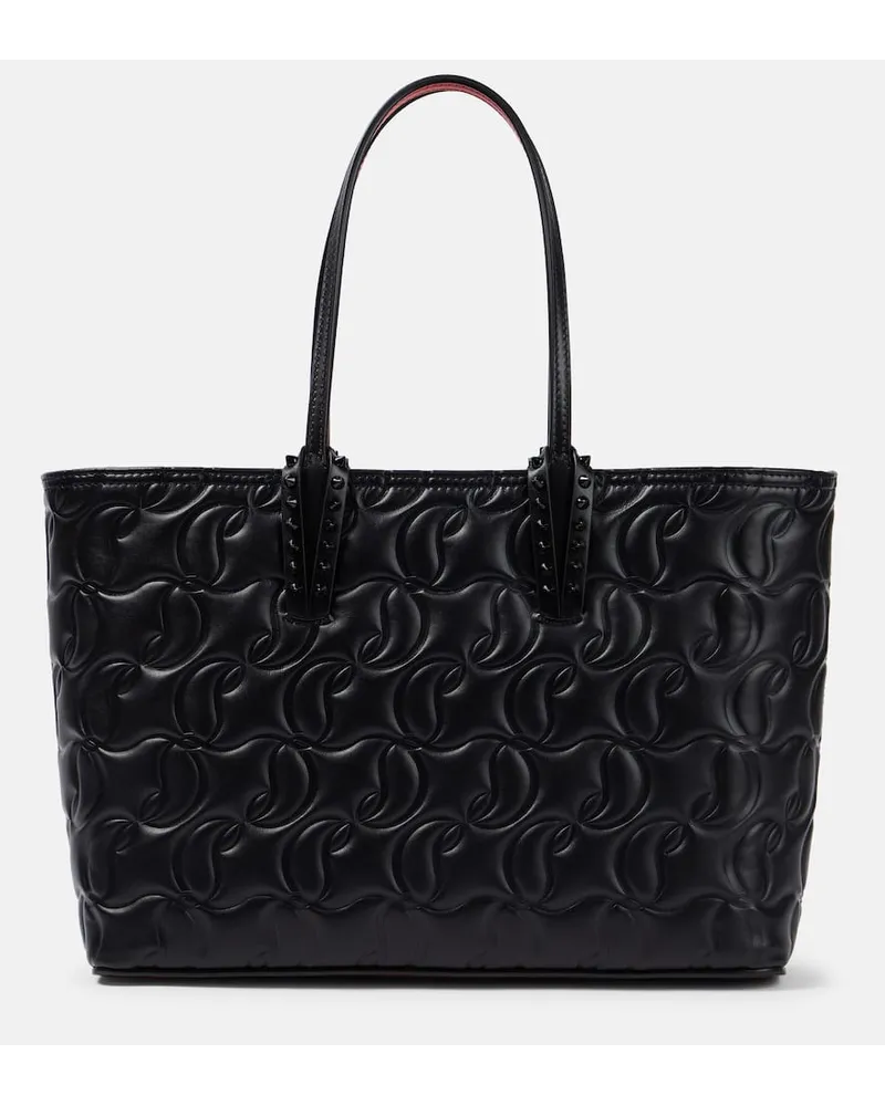 Christian Louboutin Tote Cabata Small aus Leder Schwarz