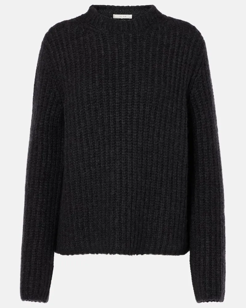 The Row Pullover Idli aus Kaschmir und Seide Grau