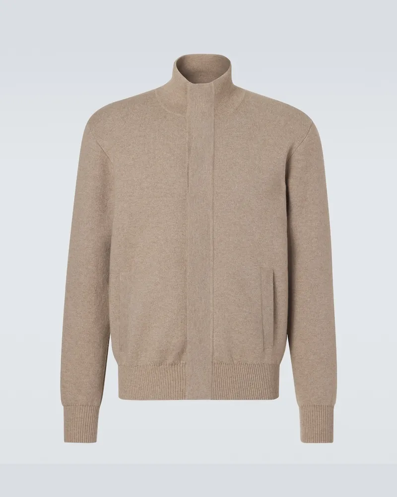 Dunhill Jacke aus Baumwolle und Wolle Beige