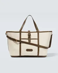 Tom Ford Tote East West aus Canvas Beige