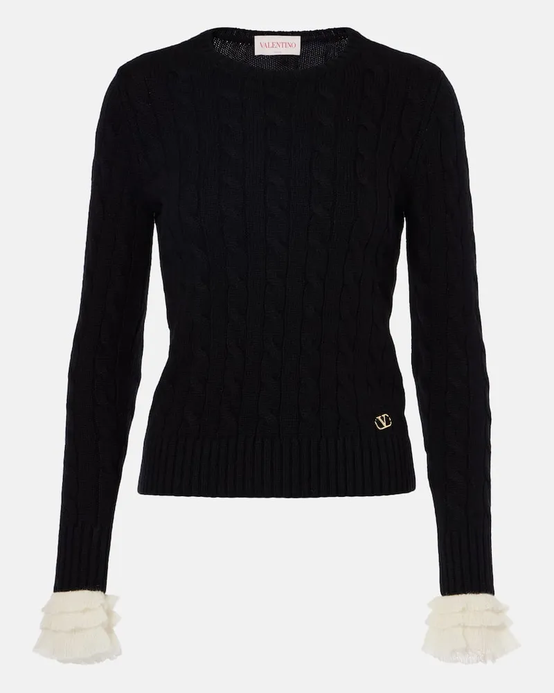 Valentino Garavani Pullover aus Kaschmir Schwarz