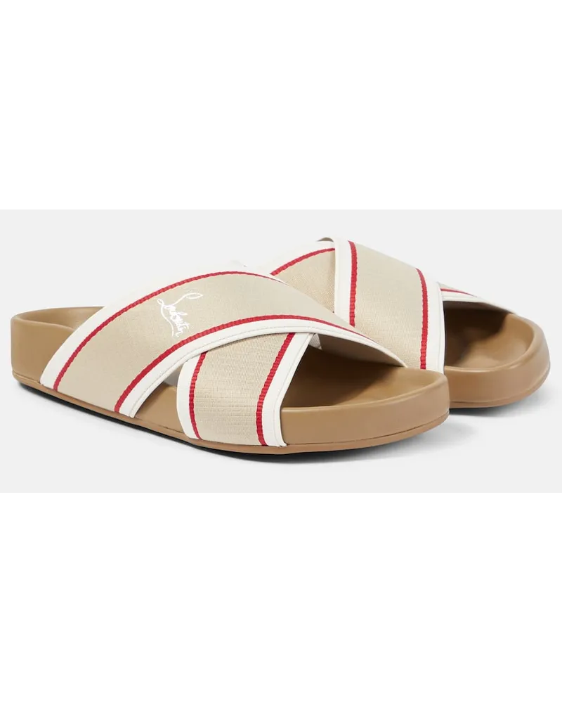 Christian Louboutin Sandalen Hot Cross Bizz Beige