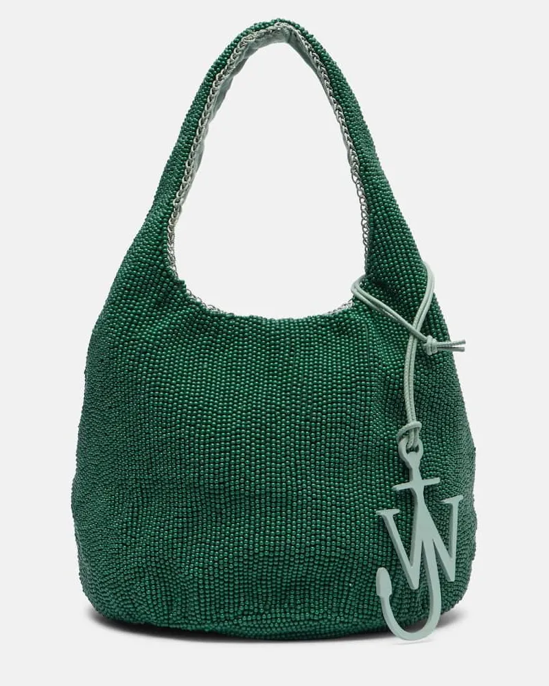 J.W.Anderson Verzierte Tote Bag Mini Grün