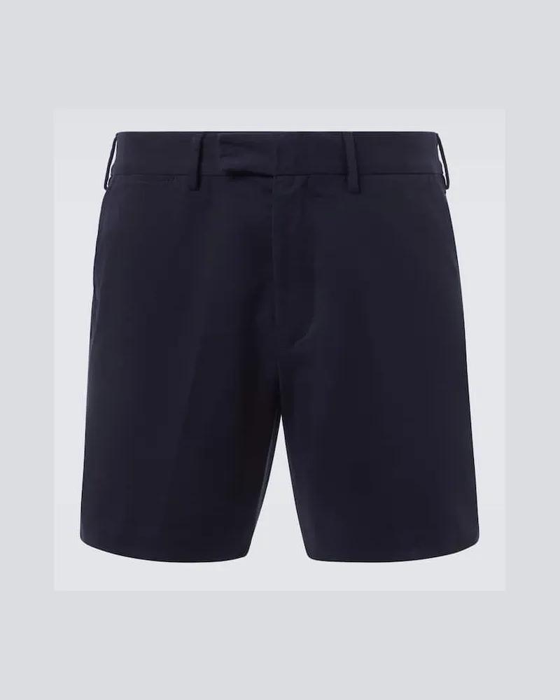 Tom Ford Shorts aus einem Baumwollgemisch Blau