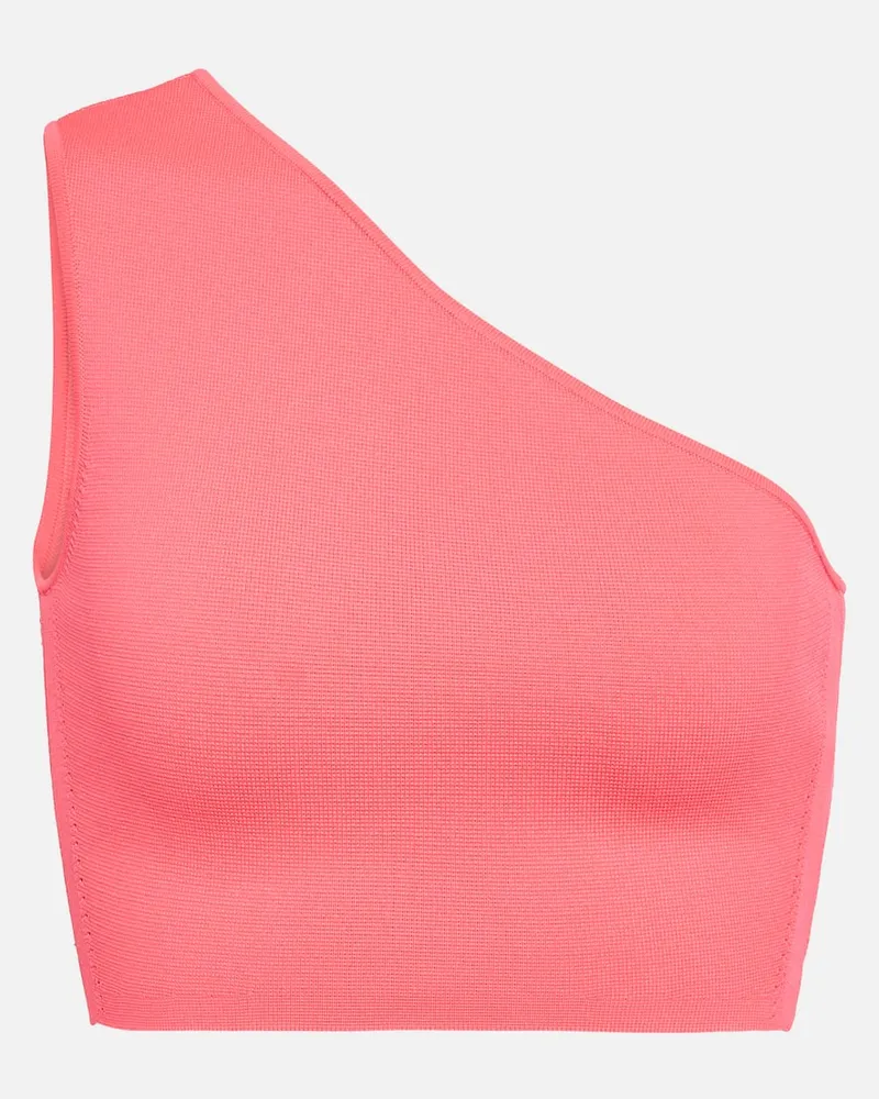Victoria Beckham Cropped-Top VB Body Rosa