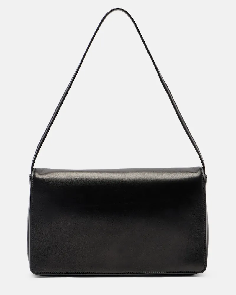 The Row Schultertasche Nuance Small aus Leder Schwarz