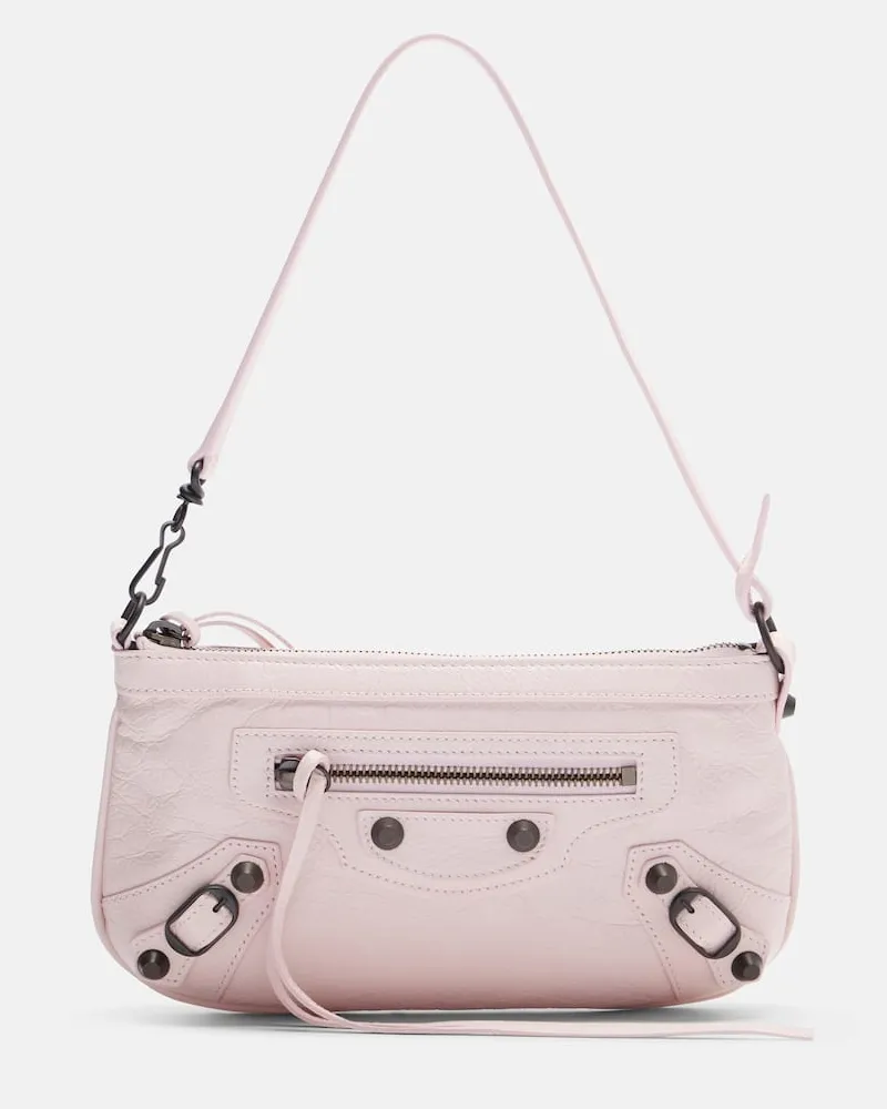 Balenciaga Schultertasche Le City aus Leder Rosa