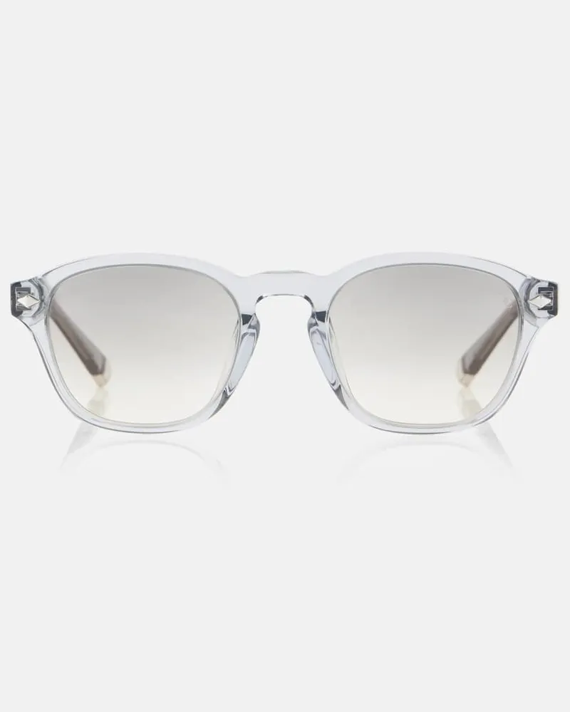 Brunello Cucinelli Runde Sonnenbrille Grau
