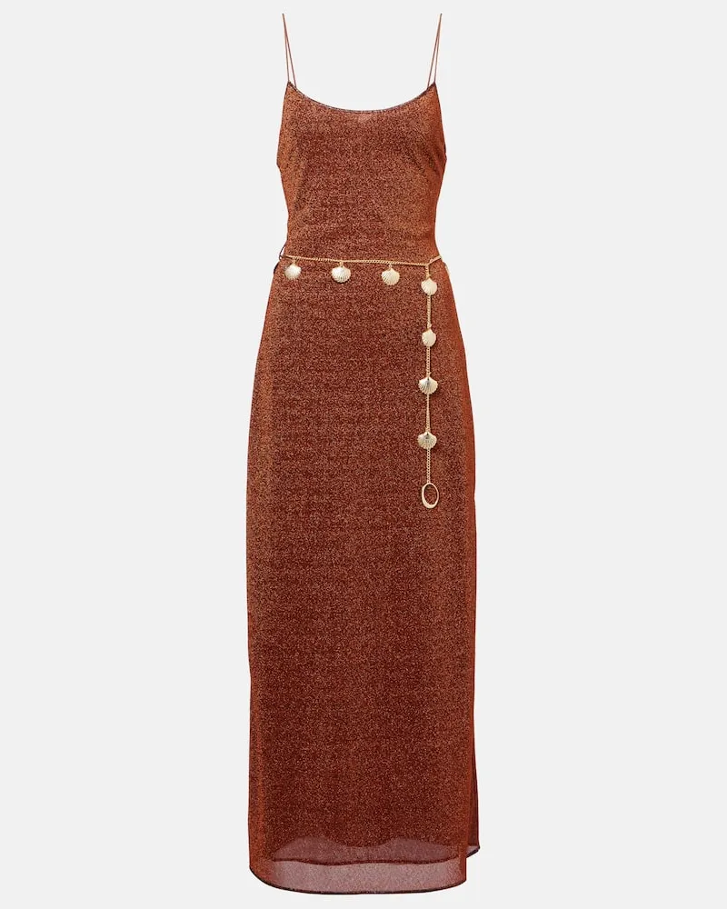 Oséree Oséree Maxikleid Lumière Braun