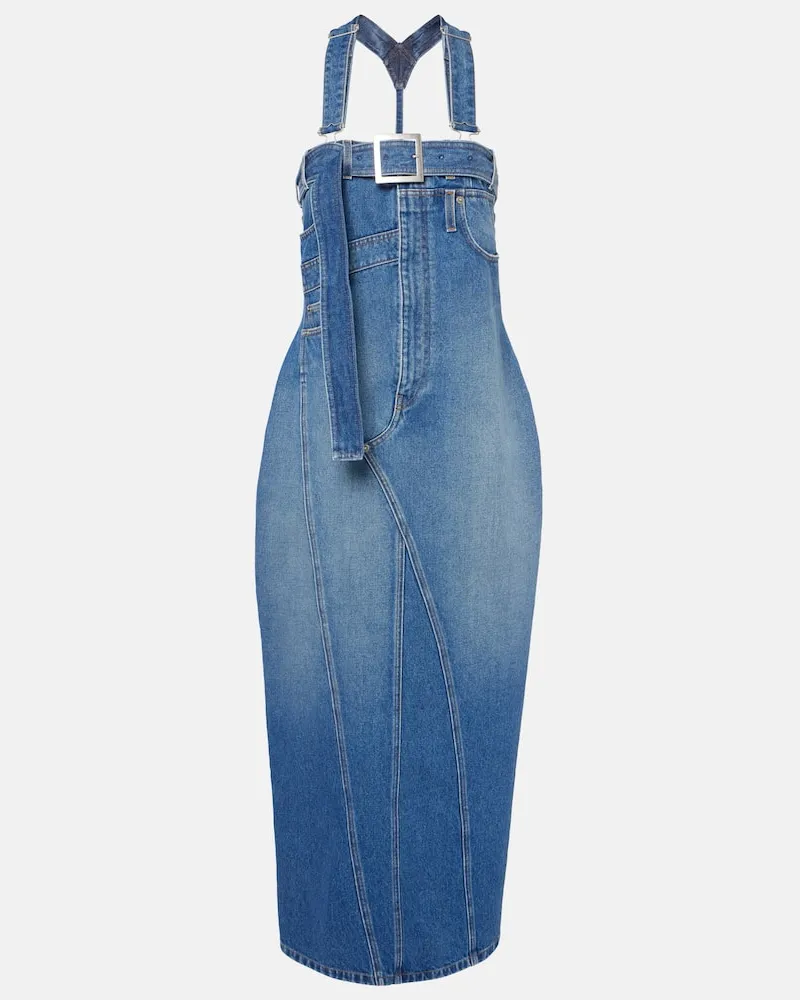 Jean Paul Gaultier Jeanskleid Blau