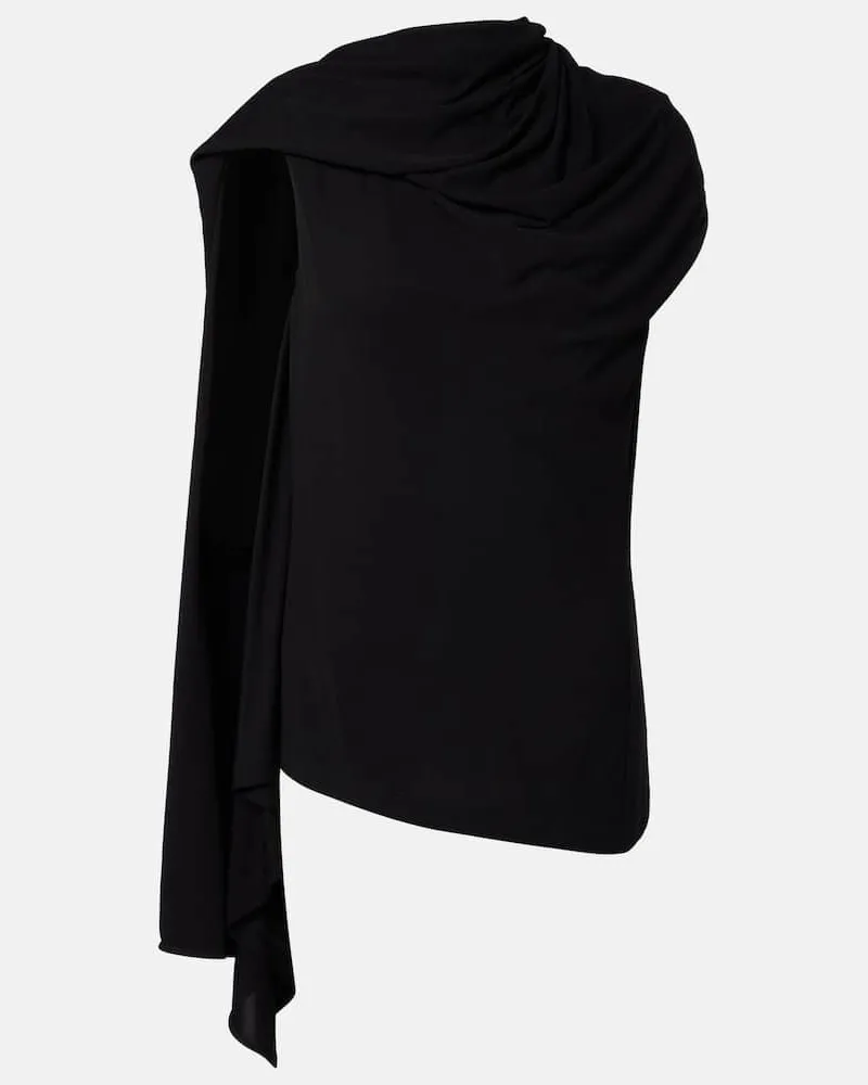 The Row Top Isadra aus Jersey Schwarz