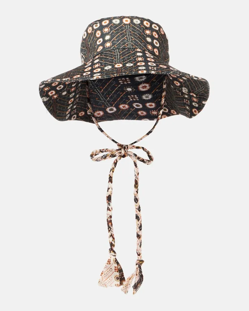 Isabel Marant Hut Delya aus Denim Schwarz