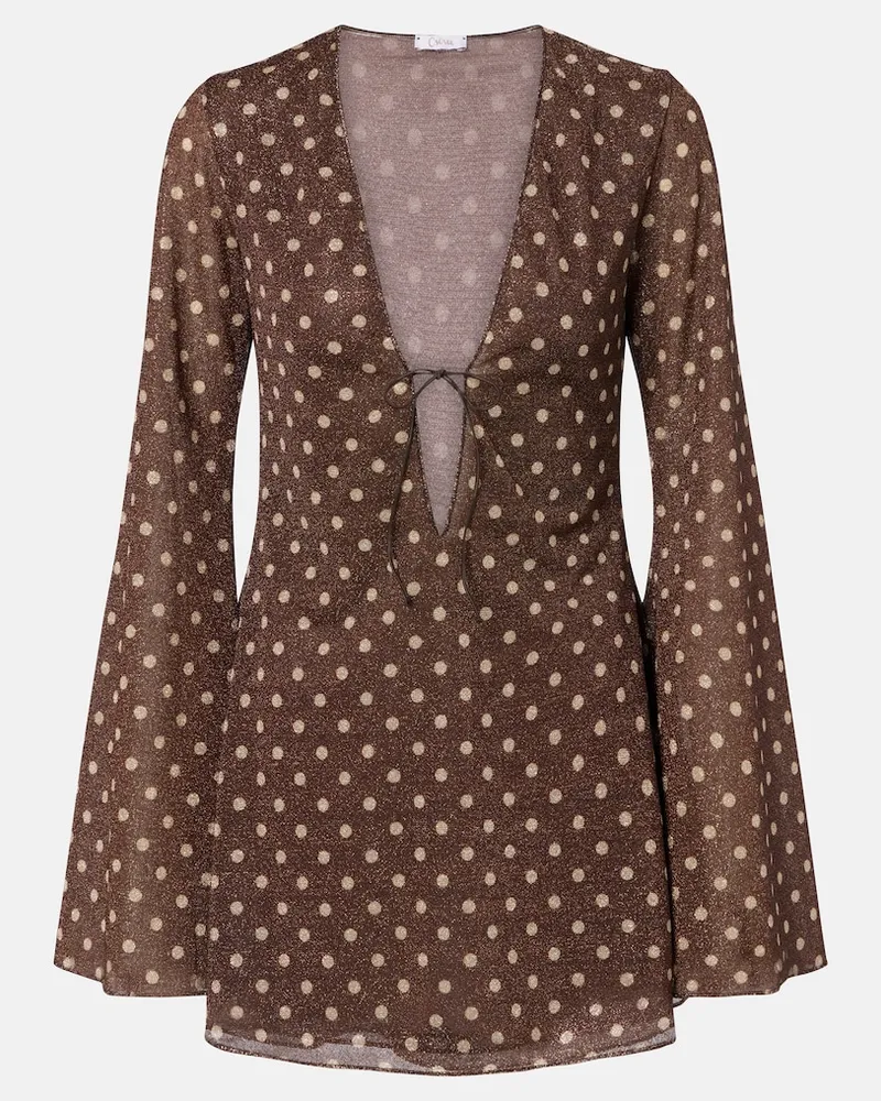 Oséree Oséree Minikleid Lumière Braun