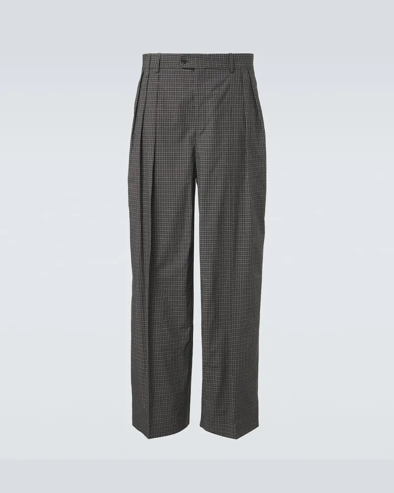 Calvin Klein Weite Hose Baxter aus Baumwolle Schwarz
