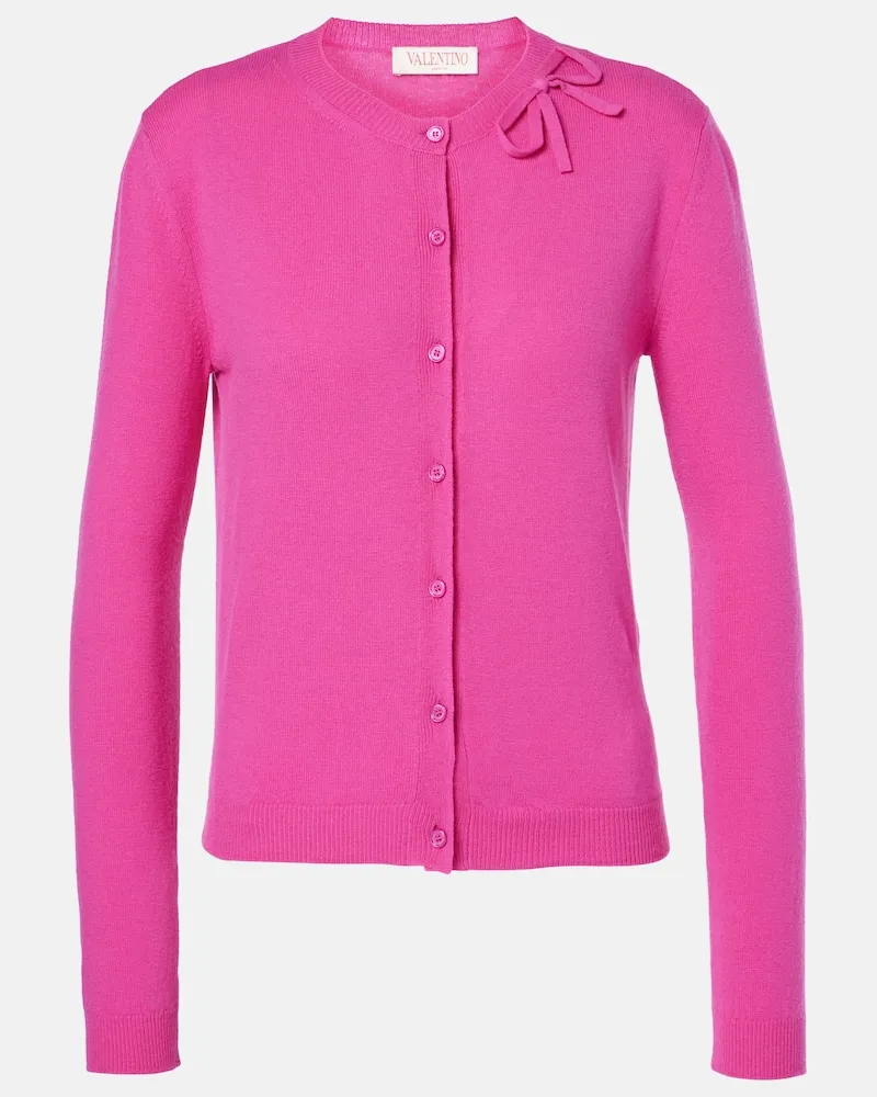 Valentino Garavani Cardigan aus Wolle Pink